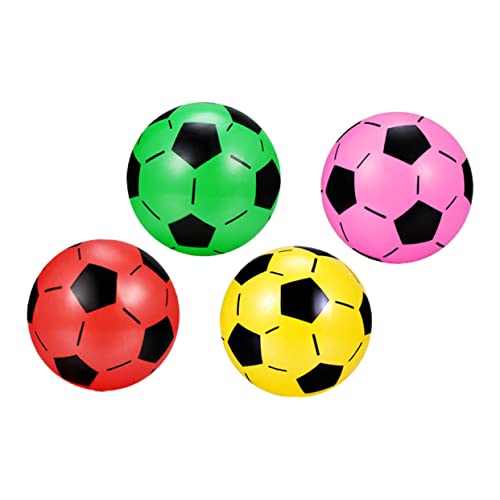 Sosoport Aufblasbarer Fußball Für Jungen Und Mädchen Leichtes Fußballspielzeug Aus Kunststoff Zufällige Auswahl von Sosoport