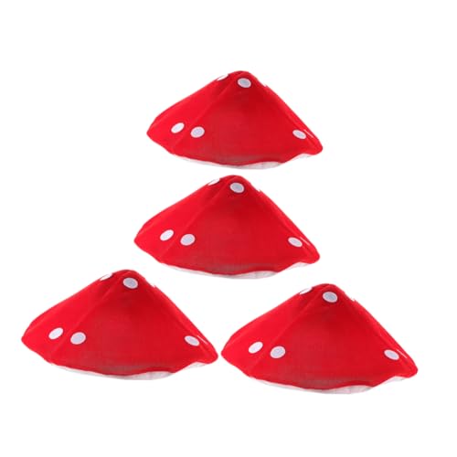 Sosoport 4 Teiliger Partyhut Mit Lustigen Hüten Für Anziehhüte Für Pilzhut Cosplay Kostümhüte Anziehhüte Pilz Kopfbedeckungen Hüte Für Kleine Mädchen Stoff Rot Sosoport 4 Teiliger Partyhut Mit Lustigen Hüten Für Anziehhüte Für Pilzhut Cosplay Kostümhüte Anziehhüte Pilz Kopfbedeckungen Hüte Für Kleine Mädchen Stoff Rot von Sosoport