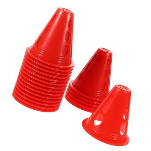 Sosoport 40 Stück Winddichte Trainingshütchen für Rollschuhlaufen Hohe Kunststoffmarkierungshütchen für Sport Agilitätstraining und Hindernisübungen Sosoport 40 Stück Winddichte Trainingshütchen für Rollschuhlaufen Hohe Kunststoffmarkierungshütchen für Sport Agilitätstraining und Hindernisübungen von Sosoport