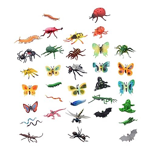 Sosoport 43 Stück Insektenmodell Plastikkäfer Gefälschte Lernkäfer Lernspielzeug Insekten Figuren Kleinkinder Insekten PVC Sosoport 43 Stück Insektenmodell Plastikkäfer Gefälschte Lernkäfer Lernspielzeug Insekten Figuren Kleinkinder Insekten PVC von Sosoport