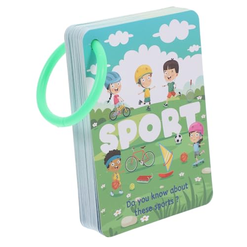 Sosoport 48 Stück Sportliche Lernkarten für Interaktive Kognitive Spielkarten für Vorschulkinder für Zuhause Schule und Reisen Fördert die Sportliche Entwicklung Spiele von Sosoport
