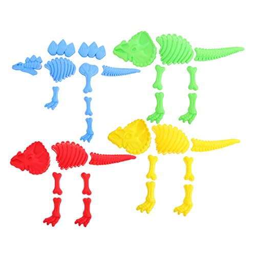 Sosoport 4Sätze Dinosaurier Sandformen Für Strandspielzeug Kreatives Für Sandkasten Sandformwerkzeuge Für Jungen Und Ab Jahren von Sosoport