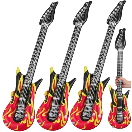 Sosoport 4Stücke Aufblasbare Gitarre Teiliges aus Lustiges Musikspielzeug für Partydekoration und Fotorequisite für Geburtstagsfeiern Langlebig und Leicht zu Transportieren Sosoport 4Stücke Aufblasbare Gitarre Teiliges aus Lustiges Musikspielzeug für Partydekoration und Fotorequisite für Geburtstagsfeiern Langlebig und Leicht zu Transportieren von Sosoport