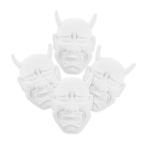 Sosoport 4Stücke DIY Bemalbare Monster Masken Für Unbemalte Masken Für Maskerade Und Karneval Bastelmasken Für Kreative Partys Und Cosplay Events von Sosoport