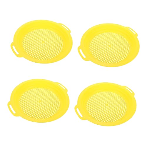 Sosoport 4-teiliges Strandsieb-Set Aus Kunststoff Für Jungen Und Mädchen Lustiges Und Sicheres Spielzeug Für Jungen Und Mädchen Zufällige Farbe von Sosoport