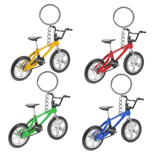 Sosoport 4Stücke Mountainbike Schlüsselanhänger aus Realistische Finger Fahrrad Modelle Dekorative Anhänger für Rucksäcke Autoschlüssel Handtaschen Sosoport 4Stücke Mountainbike Schlüsselanhänger aus Realistische Finger Fahrrad Modelle Dekorative Anhänger für Rucksäcke Autoschlüssel Handtaschen von Sosoport