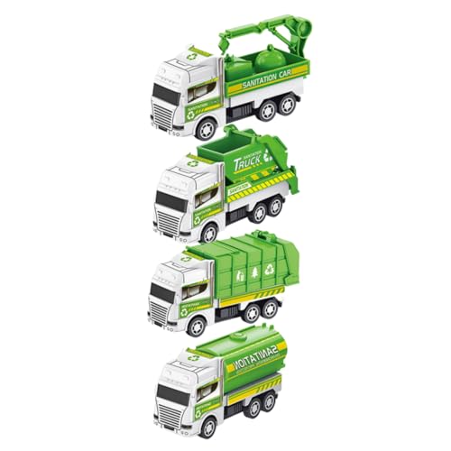 Sosoport 4Stücke Reibungsbetriebene Müllwagen Spielzeuge für Robustes Kunststoffspielzeug Sicher und Langlebig für Jungen und Mädchen Sosoport 4Stücke Reibungsbetriebene Müllwagen Spielzeuge für Robustes Kunststoffspielzeug Sicher und Langlebig für Jungen und Mädchen von Sosoport
