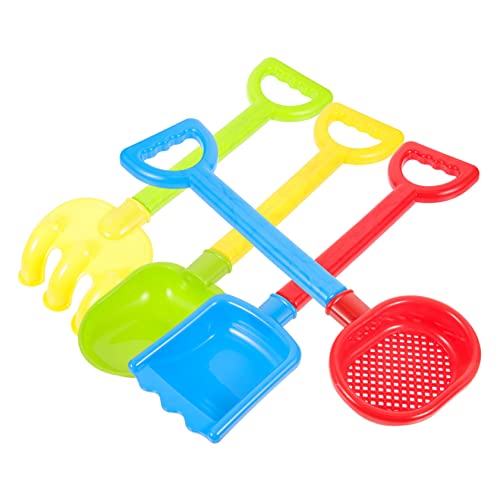 Sosoport 4Stücke Sandschaufeln aus Leichte Minischaufeln für Sandkasten und Am Strand für Jungen und Kreative Garten und Schneespaß Spielzeuge von Sosoport