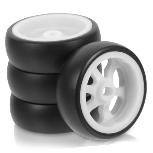 Sosoport 4Stücke Spielzeugauto Reifen für Rc Autos Drift Langlebige Gummireifen für Modelle und Leicht zu Montieren Zubehör von Sosoport