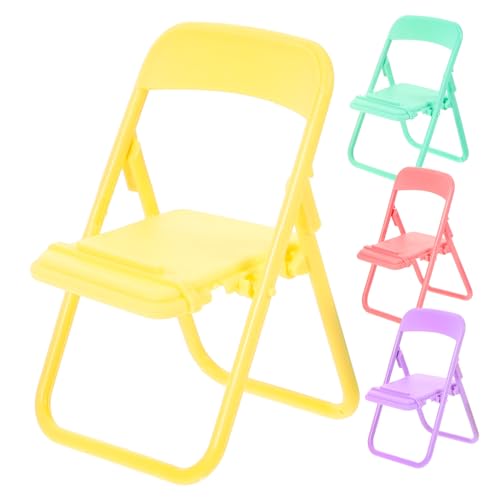 Sosoport 4Stücke Stühle Für Puppenhaus Mini Möbel Zubehör Für Kreative Spielwelten Und Szenen Puppenhausmöbel Sosoport 4Stücke Stühle Für Puppenhaus Mini Möbel Zubehör Für Kreative Spielwelten Und Szenen Puppenhausmöbel von Sosoport