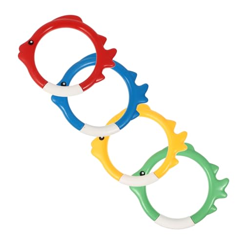 Sosoport 4Stücke Tauchspielzeug Für Unterwasser Ringe Für Schwimmbadspiele Tauchring Für Spaß Im Wasser Für Sommer Sosoport 4Stücke Tauchspielzeug Für Unterwasser Ringe Für Schwimmbadspiele Tauchring Für Spaß Im Wasser Für Sommer von Sosoport