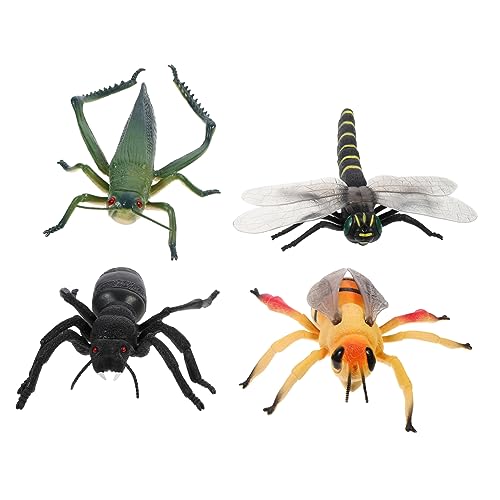 Sosoport 4Stücke Teiliges Insektenmodell für Realistische Tierfiguren Biene Libelle Lernspielzeug und Dekoration für Zuhause und Büro Fördert Kreativität Sosoport 4Stücke Teiliges Insektenmodell für Realistische Tierfiguren Biene Libelle Lernspielzeug und Dekoration für Zuhause und Büro Fördert Kreativität von Sosoport