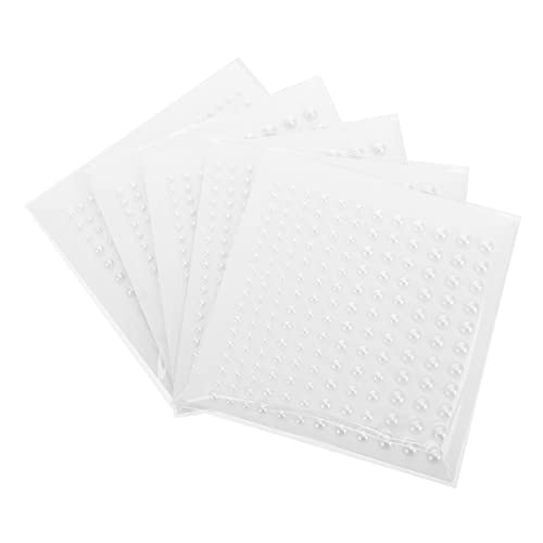 Sosoport 5 Blätter DIY Aufkleber Dekorative Malerei Abziehbilder Dekorativer Aufkleber Für Handyhülle Aufkleber Kunsthandwerk-Aufkleber- Dill-Aufkleber Beige Plastik von Sosoport