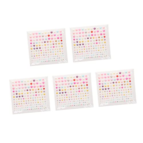 Sosoport 5 Blätter DIY Aufkleber bastelset basteln für bastelmaterial bastelskalpel bastelzeug für Toys Dill-Aufkleber Handyhülle Aufkleber Plastik Colorful von Sosoport