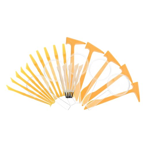 Sosoport 5 Sätze Graben Werkzeuge Elektrowerkzeuge für Dino-Ausgrabungsset Dino-Grabset für Gartengeräte für Kleinkinder Graben PVC Orange von Sosoport