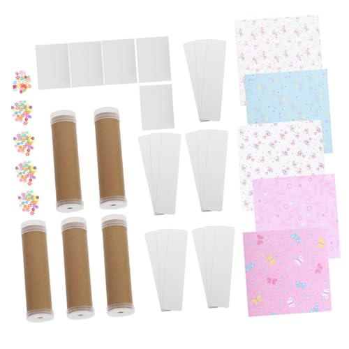 Sosoport 5 Sätze Kaleidoskop-Materialpaket Materialien zum Selbermachen Material-Kits Bausatz bastelmaterial für bastelsets für DIY -Materialien -Bausätze Papier Sosoport 5 Sätze Kaleidoskop-Materialpaket Materialien zum Selbermachen Material-Kits Bausatz bastelmaterial für bastelsets für DIY -Materialien -Bausätze Papier von Sosoport