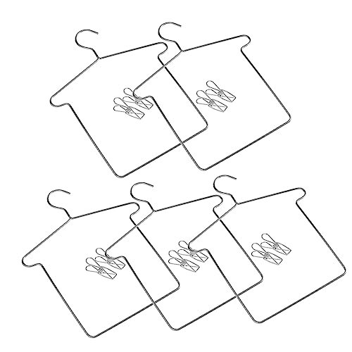 Sosoport 5 Sätze Puppenaufhänger Kleiderbügel Unser Für Miniatur Kleidung Klein Mädchenbügel 18 Puppenzubehör Mini-hausschmuck Babyhosenbügel Mini -puppenbügel Silver Eisen Sosoport 5 Sätze Puppenaufhänger Kleiderbügel Unser Für Miniatur Kleidung Klein Mädchenbügel 18 Puppenzubehör Mini-hausschmuck Babyhosenbügel Mini -puppenbügel Silver Eisen von Sosoport