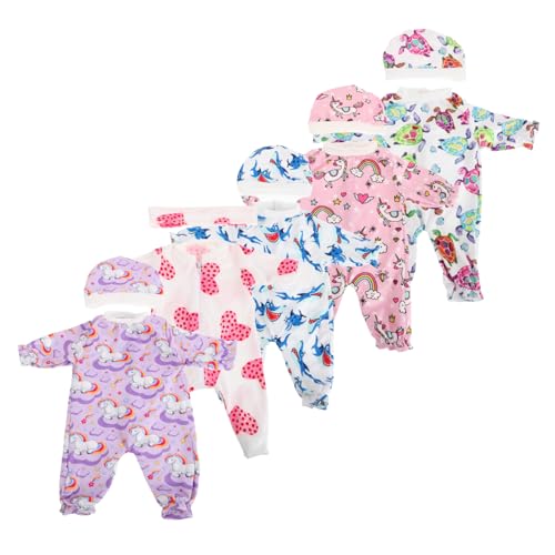 Sosoport 5 Sätze Puppenkleidung Kleidung Für Neugeborene Mini-Puppen Kleidung Für Wiedergeborene Puppen Zubehör Für Puppenkostüme Mini-babypuppen Puppenhauszubehör Stoff Sosoport 5 Sätze Puppenkleidung Kleidung Für Neugeborene Mini-Puppen Kleidung Für Wiedergeborene Puppen Zubehör Für Puppenkostüme Mini-babypuppen Puppenhauszubehör Stoff von Sosoport