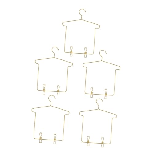 Sosoport 5 Sets Puppenkleiderbügel Miniatur Drahtbügel Kleiderbügel Aus Metall Für Puppenkleider Und Röcke Mit Clips Für Miniatur Puppenhaus Schränkezubehör Sosoport 5 Sets Puppenkleiderbügel Miniatur Drahtbügel Kleiderbügel Aus Metall Für Puppenkleider Und Röcke Mit Clips Für Miniatur Puppenhaus Schränkezubehör von Sosoport