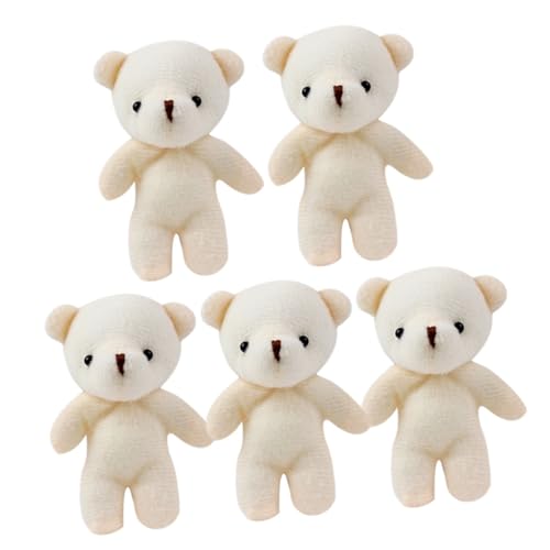 Sosoport 5 Stück Bärenanhänger Mädchenspielzeug Dekoratives Bärendekor Hängendes Bärenspielzeug Mini Bärdekor Mini Bärenfiguren Bärenornament Bärenspielzeug Kleine Bären von Sosoport