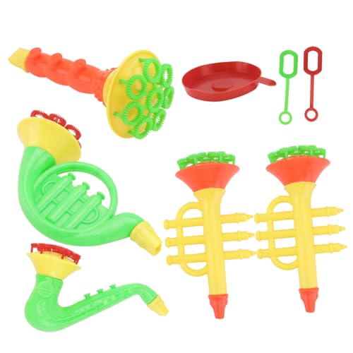 Sosoport 5 Stück Blasenblasendes Blasenmaschine für Kinderspielzeug Blasenmacher Plastikblasenmaschine sprudelnde Maschine Cartoon-Blasenhersteller von Sosoport