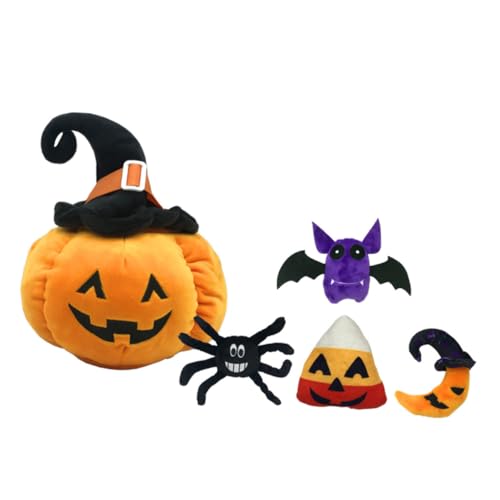 Sosoport 5 Stück Kürbis Plüschtier Halloween- Halloween- Geisterspinne für Kinderspielzeug Halloween kleine Spielzeuge Halloween-Plüschtier Sosoport 5 Stück Kürbis Plüschtier Halloween- Halloween- Geisterspinne für Kinderspielzeug Halloween kleine Spielzeuge Halloween-Plüschtier von Sosoport