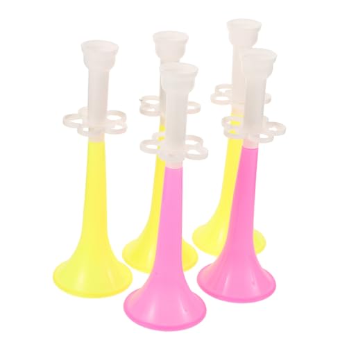 Sosoport 5 Stück Lautsprecher aus Kunststoff Trompetenspielzeug aus Kunststoff Sportspiel Trompete Trompetenhorn Hornspielzeug Party-Lufthorn Party-Horn Horn jubeln Plastik Sosoport 5 Stück Lautsprecher aus Kunststoff Trompetenspielzeug aus Kunststoff Sportspiel Trompete Trompetenhorn Hornspielzeug Party-Lufthorn Party-Horn Horn jubeln Plastik von Sosoport