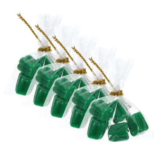 Sosoport 5 Stück Mini- mit grüner Paprika klein Machen Sie es Mini-Essen für künstlich aufdecken mini realistischer Miniaturpfeffer Harz Green von Sosoport