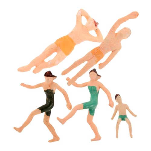Sosoport 5 Stück Miniaturfiguren Schwimmende Menschen für Puppenhaus und Modellbau Realistische Dekoration für Strand Szenarien DIY Projekte und Miniaturlandschaften Sosoport 5 Stück Miniaturfiguren Schwimmende Menschen für Puppenhaus und Modellbau Realistische Dekoration für Strand Szenarien DIY Projekte und Miniaturlandschaften von Sosoport