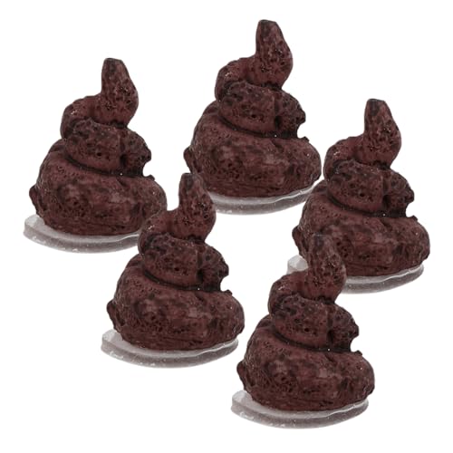 Sosoport 5 Stück Simulation Poop Spielzeugkacke Kotspielzeug gefälschter KOT Poop-Spiel gefälschte Harz Light Brown Sosoport 5 Stück Simulation Poop Spielzeugkacke Kotspielzeug gefälschter KOT Poop-Spiel gefälschte Harz Light Brown von Sosoport