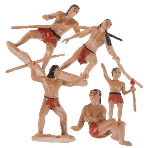 Sosoport 5 Stück Teiliges Primitive Männer Modelle Realistische Jagdszenen Darstellung Detaillierte Figuren aus Resin für Sandtisch und Modellbau Geschenkidee für Sammler und Sosoport 5 Stück Teiliges Primitive Männer Modelle Realistische Jagdszenen Darstellung Detaillierte Figuren aus Resin für Sandtisch und Modellbau Geschenkidee für Sammler und von Sosoport