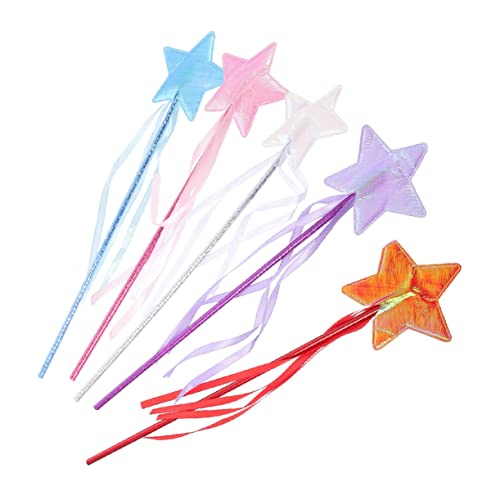 Sosoport 5 Stück Zauberstab Feenstab Kostüm für Mädchen Party Kleinkind LED hoch Zauberstab Gastgeschenke Zauberstäbe Prinzessin Sternenstäbe ab Tuch Sosoport 5 Stück Zauberstab Feenstab Kostüm für Mädchen Party Kleinkind LED hoch Zauberstab Gastgeschenke Zauberstäbe Prinzessin Sternenstäbe ab Tuch von Sosoport