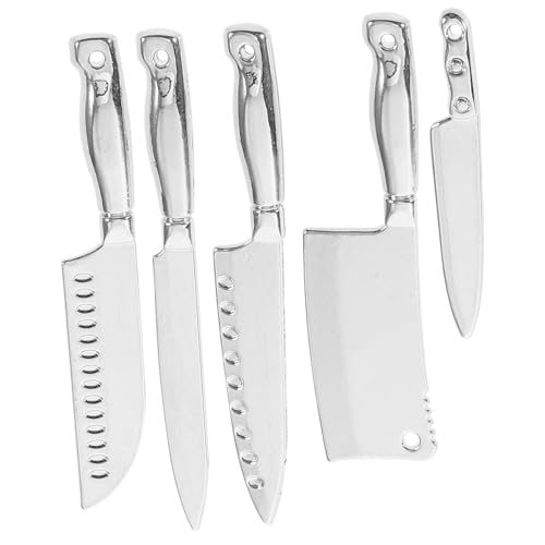 Sosoport 5 Teiliges Küchenmesser Kombinationsmodell Zubehör Winziges Weihnachtspuppenhaus Koch Miniatur Dekorationen Sachen Mini Küchenutensilien Mini Küchenzubehör Sosoport 5 Teiliges Küchenmesser Kombinationsmodell Zubehör Winziges Weihnachtspuppenhaus Koch Miniatur Dekorationen Sachen Mini Küchenutensilien Mini Küchenzubehör von Sosoport