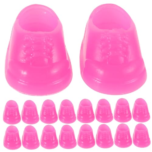 Sosoport 50 Paare Gelbe Enten -mini -Schuhe Für Puppen Dress -up Accessoires Für Kinder Verbessern Die Kreativität Für Kleinkinder Miniaturschuhfiguren Vorhanden von Sosoport
