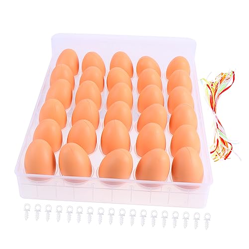 Sosoport 50 Stück Eier Weiß für malen lackierbar groß gefälscht Osterfälschung Ostern selber Machen Ostermalerei Plastik Khaki Sosoport 50 Stück Eier Weiß für malen lackierbar groß gefälscht Osterfälschung Ostern selber Machen Ostermalerei Plastik Khaki von Sosoport