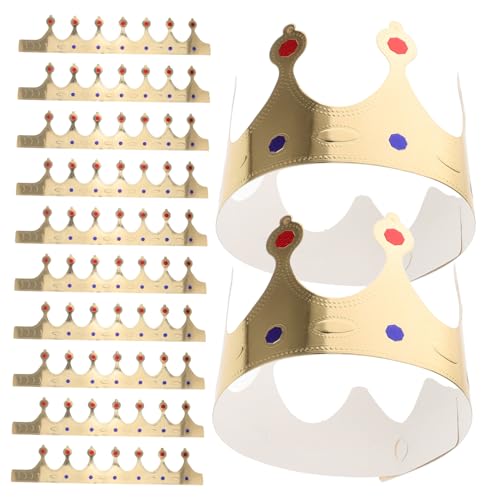 Sosoport 50 Stück Geburtstagskronenhut Deko Machen Sie Ihre Eigene Krone Geburtstagsmützen Erwachsene Krone Für Jungen Prinzessin Prinz Kronen Krone Papier Sosoport 50 Stück Geburtstagskronenhut Deko Machen Sie Ihre Eigene Krone Geburtstagsmützen Erwachsene Krone Für Jungen Prinzessin Prinz Kronen Krone Papier von Sosoport