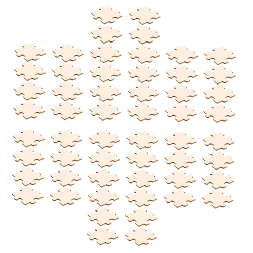 Sosoport 50 Stück Holzpuzzle Teiliges DIY Puzzlestücke aus Naturholz für Kreative Bastelprojekte Sicher für Erwachsene für Dekorative Gestaltung und Familientätigkeiten Sosoport 50 Stück Holzpuzzle Teiliges DIY Puzzlestücke aus Naturholz für Kreative Bastelprojekte Sicher für Erwachsene für Dekorative Gestaltung und Familientätigkeiten von Sosoport