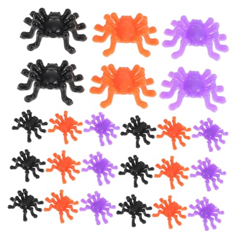 Sosoport 50 Stück Klebende Spielzeuge Farbige Krabbelnde Wandschmuck Requisiten für Partys Flexible TPR Materialien Lustige und Kreative Partydekorationen von Sosoport