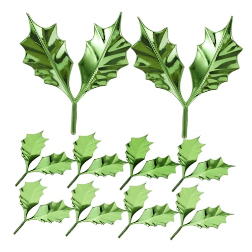 Sosoport 50 Stück Künstliche Weihnachtsbaumblätter Grün Dekorative Wintergrün für DIY Weihnachtskränze und Festliche Arrangements für Weihnachten und Bastelprojekte Sosoport 50 Stück Künstliche Weihnachtsbaumblätter Grün Dekorative Wintergrün für DIY Weihnachtskränze und Festliche Arrangements für Weihnachten und Bastelprojekte von Sosoport