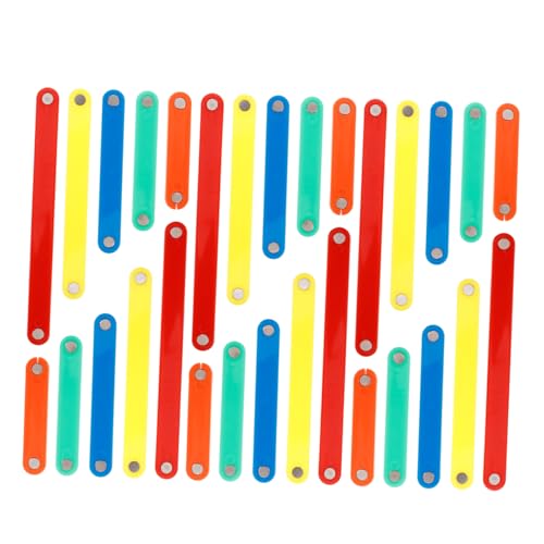 Sosoport 50 Stück Magnetische Geometrische Streifen Lernspielzeug für Mathematische Manipulative Bausteine Kreativität und Interaktion der Familie für Unterricht Sosoport 50 Stück Magnetische Geometrische Streifen Lernspielzeug für Mathematische Manipulative Bausteine Kreativität und Interaktion der Familie für Unterricht von Sosoport