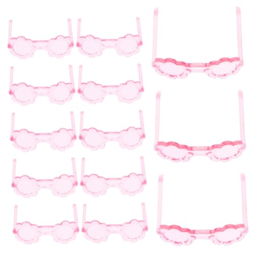 Sosoport 50 Stück Mini-Brille Puppenbrillen Winzige Brille Puppe Verkleiden Sich Brillen Brillenrequisiten Für Puppe Brille Für Puppe Brillen Für Puppen Miniatur-brillensachen Plastik Rosa von Sosoport