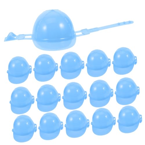 Sosoport 50 Stück Mini -Helm -Helm Hüte Puppenhelm Mini-Bauhut Mini-Schutzhelm Junge kleine Hühnerhelme Cake Topper Helm Puppe Mini-Helme DIY -Helm Plastik Sky-Blue von Sosoport