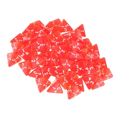 Sosoport 50 Stück Rote Vierseitige Acrylwürfel mit Leicht Lesbaren Kompakte Spielwürfel für Brettspiele Partys und Unterrichtsaktivitäten Sosoport 50 Stück Rote Vierseitige Acrylwürfel mit Leicht Lesbaren Kompakte Spielwürfel für Brettspiele Partys und Unterrichtsaktivitäten von Sosoport
