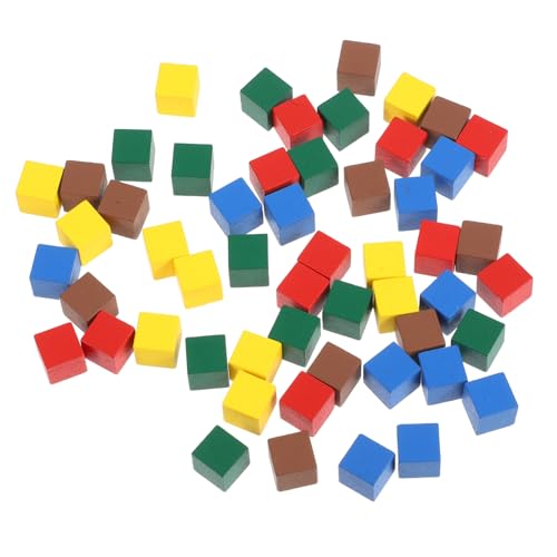 Sosoport 50Stücke Holzschachfiguren für Schachspiele Mehrfarbige Schachfiguren aus Holz Unterhaltungszubehör für Brettspiele für Kunstprojekte Sosoport 50Stücke Holzschachfiguren für Schachspiele Mehrfarbige Schachfiguren aus Holz Unterhaltungszubehör für Brettspiele für Kunstprojekte von Sosoport