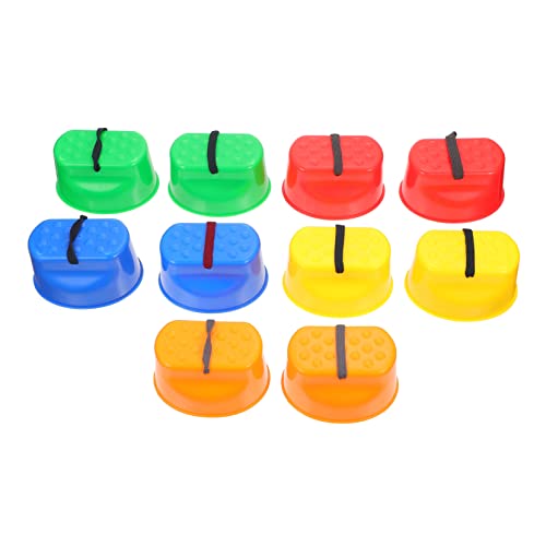 Sosoport 5Paare Stelzen aus Outdoor Sportgeräte für Frühe Bilanzschulungen Design für Eltern Junge Mädchen Aktivitäten Fördert Gleichgewicht und Motorik Sosoport 5Paare Stelzen aus Outdoor Sportgeräte für Frühe Bilanzschulungen Design für Eltern Junge Mädchen Aktivitäten Fördert Gleichgewicht und Motorik von Sosoport