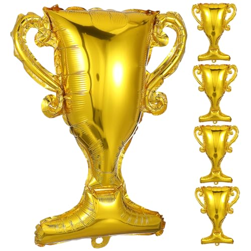 Sosoport 5Stücke Abschlussballons Aus Aluminiumfolie Trophäen Ballons Für Abschlussfeier Deko Partydekoration Und Fotorequisiten von Sosoport
