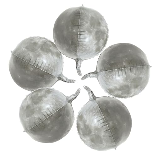 Sosoport 5Stücke Aluminium Folienballons Mit Mondmuster Für Geburtstagsdekorationen Und Partys Planetenballons Für Themenfeiern Sosoport 5Stücke Aluminium Folienballons Mit Mondmuster Für Geburtstagsdekorationen Und Partys Planetenballons Für Themenfeiern von Sosoport