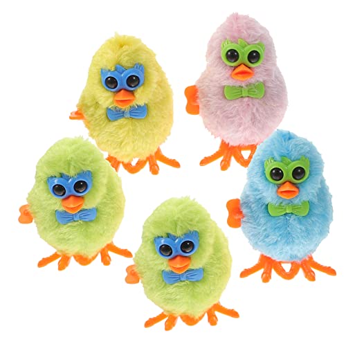 Sosoport 5Stücke Aufziehbare Plüsch Hühnchen Spielzeuge Lustige Hühnchenspielzeuge Für Nostalgisches Für Junge Mädchen Zufällige Farben Partys Und Feiertage Sosoport 5Stücke Aufziehbare Plüsch Hühnchen Spielzeuge Lustige Hühnchenspielzeuge Für Nostalgisches Für Junge Mädchen Zufällige Farben Partys Und Feiertage von Sosoport