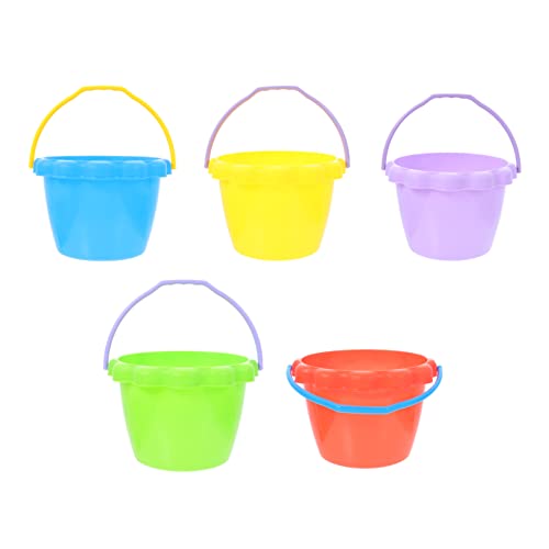 Sosoport 5Stücke Sandeimer für wasserdichte Strandspielzeuge mit Ergonomischem Griff Langlebiges Kunststoffspielzeug für Kreativität und Spaß Am Strand Zufällige Farben Sosoport 5Stücke Sandeimer für wasserdichte Strandspielzeuge mit Ergonomischem Griff Langlebiges Kunststoffspielzeug für Kreativität und Spaß Am Strand Zufällige Farben von Sosoport
