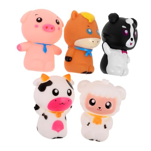 Sosoport 5Stücke Süßes Cartoon Fingerpuppen Handgefertigte Tierfiguren für Rollenspiele und Geschichtenerzählen für Kleinkinder Kreativität und Interaktion Sosoport 5Stücke Süßes Cartoon Fingerpuppen Handgefertigte Tierfiguren für Rollenspiele und Geschichtenerzählen für Kleinkinder Kreativität und Interaktion von Sosoport